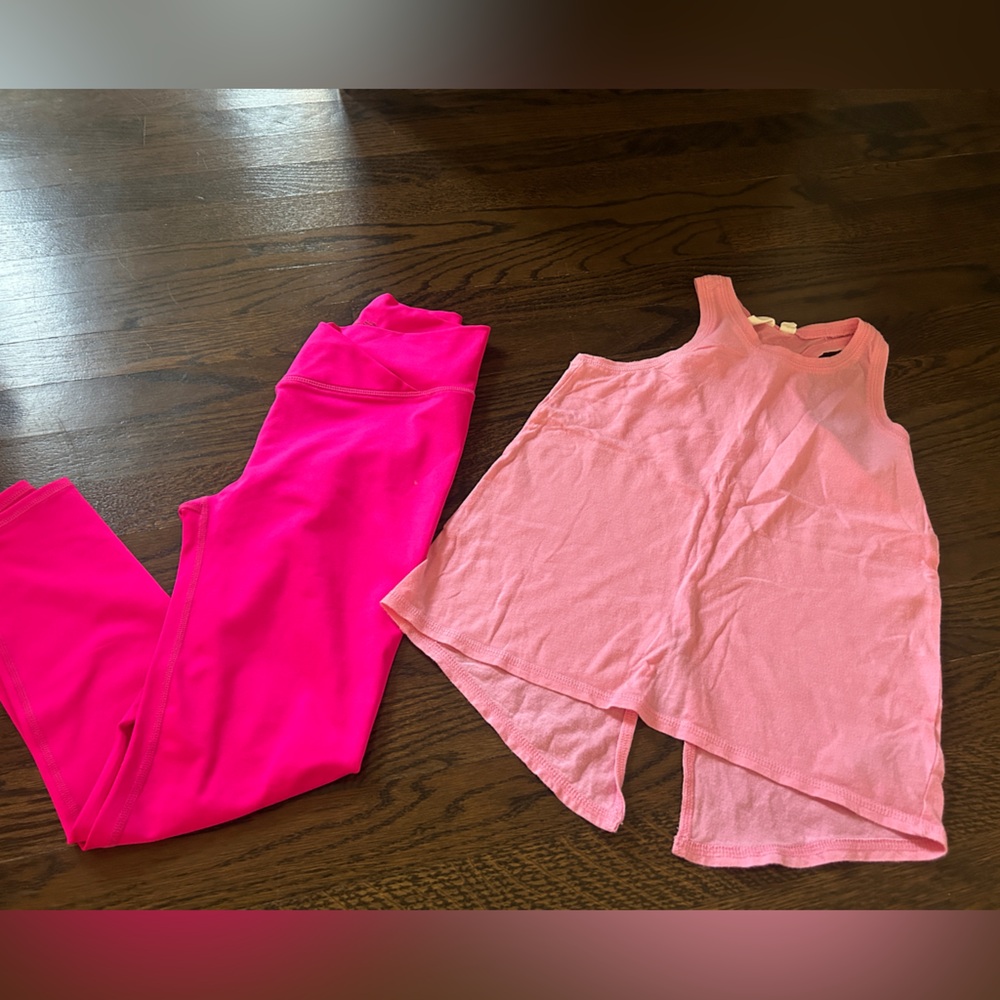 GAP Kids leggings and tank top